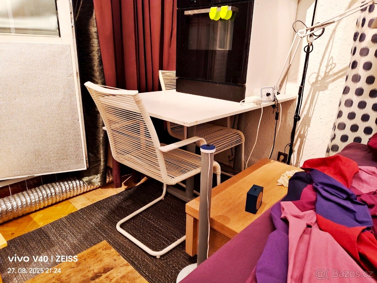 3 kovové židle s područkami odolné proti povětrnostním vlivů - 3