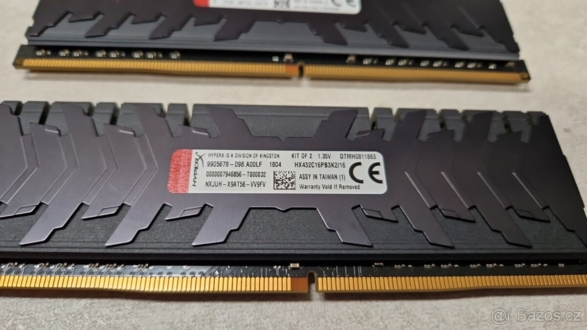 ❰ RAM DDR4 | Kingston HyperX Predator 16GB, 3200MHZ ❱ - 3