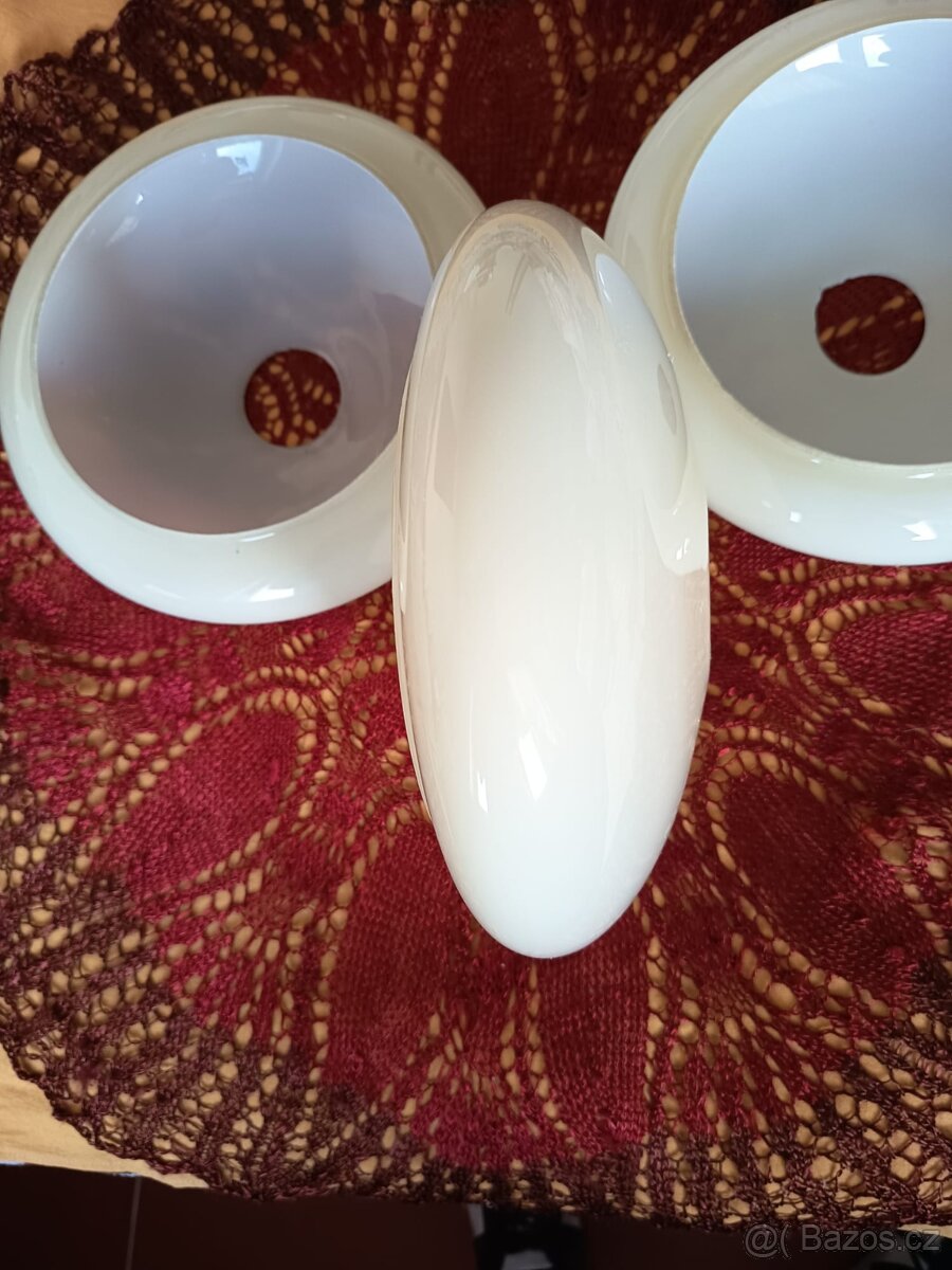 Prodám 3 starožitná stínidla na lustr - 3