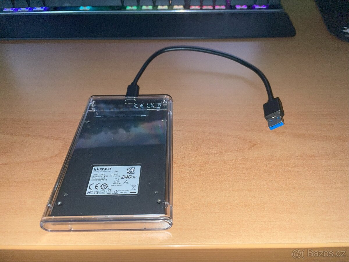 SSD Extern 2.5 USB 3.1 Kingston 240GB - 3