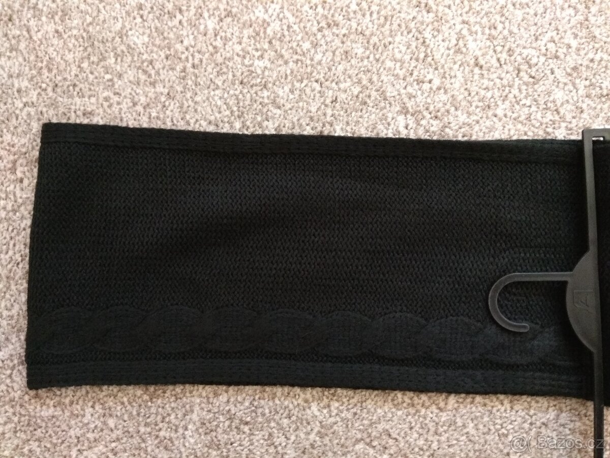 Nová dámská zimní šála ALPINE PRO - černá, akryl - 3