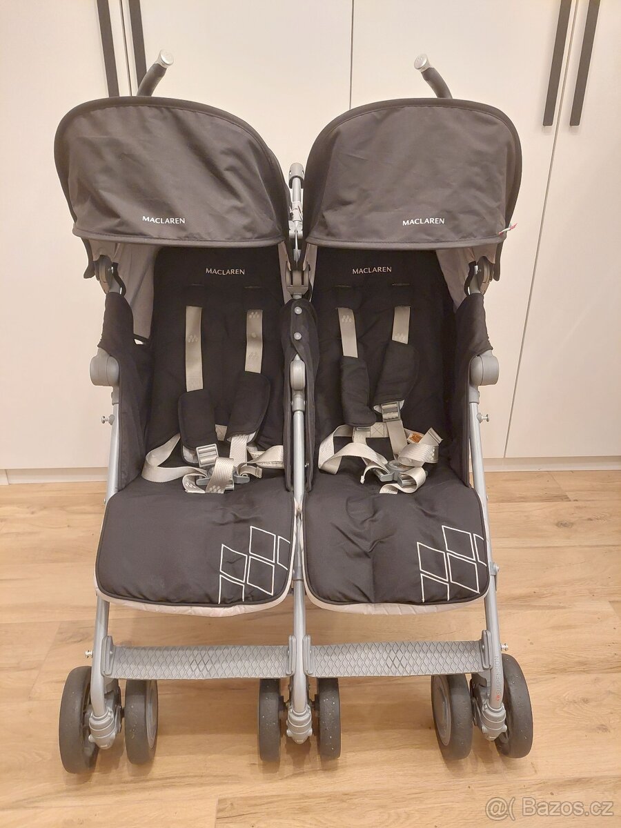 Kočárek golfky pro dvojčata Maclaren Twin Techno - 3