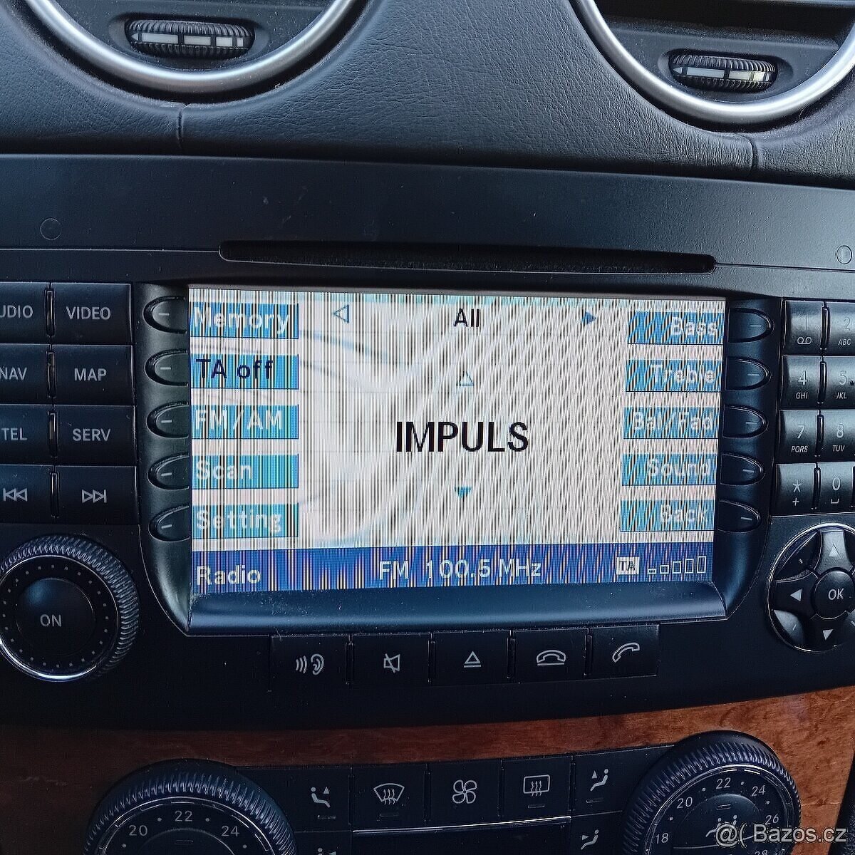 Mercedes ML, GL 164, R 251, autorádia - 3