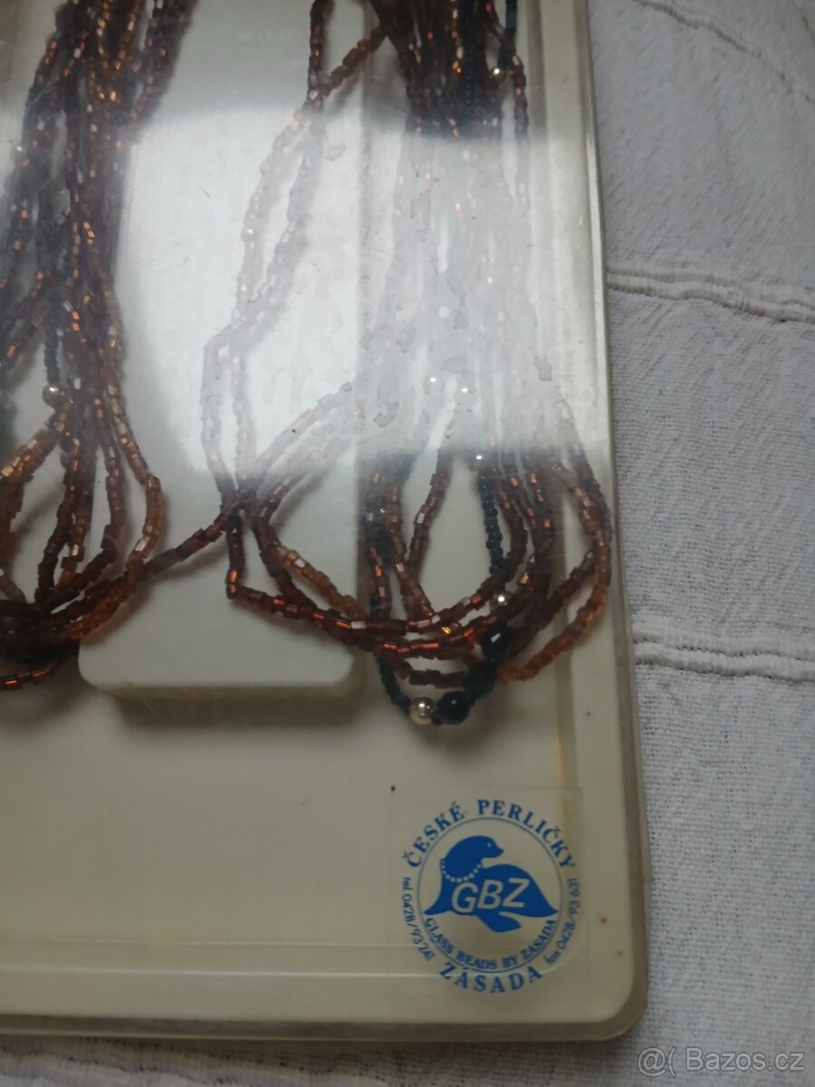 Náhrdelník české perličky - 3