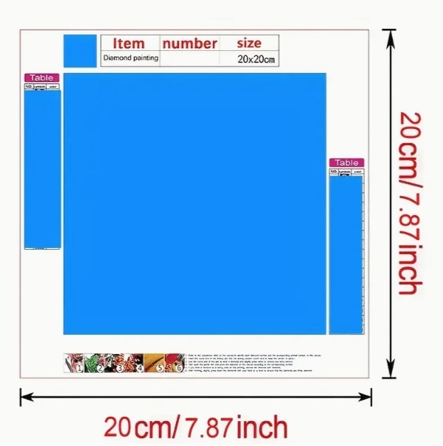 Diamantová malba 20x20 - nové - poštovné zdarma - 3