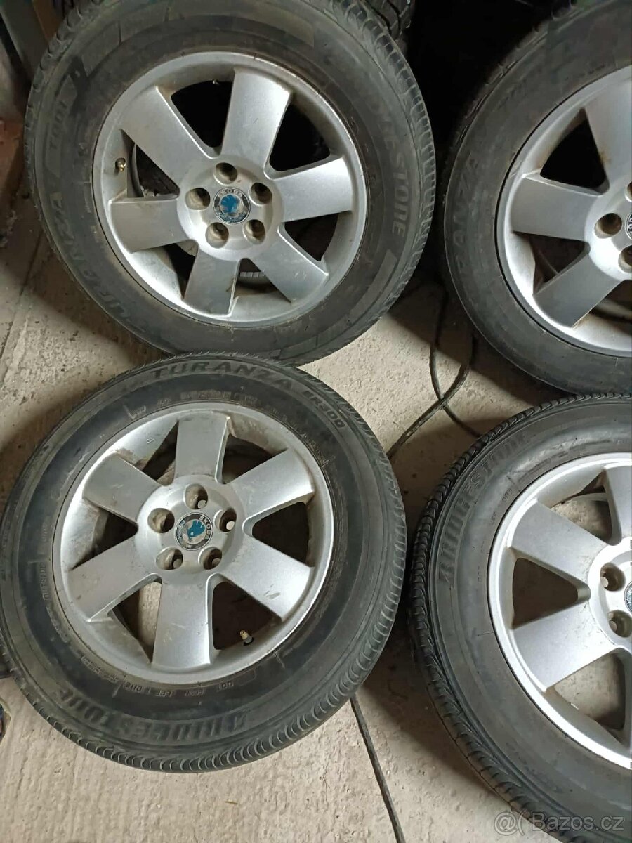 4ks alu disky 5x100 r15 + pneu - 3