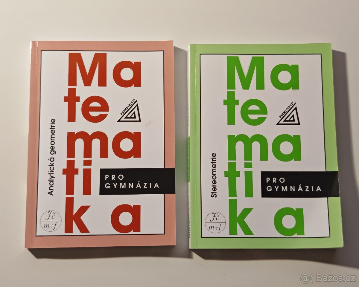 Učebnice MATEMATIKY PRO GYMNÁZIA 14 ks - kolekce Prometheus - 3
