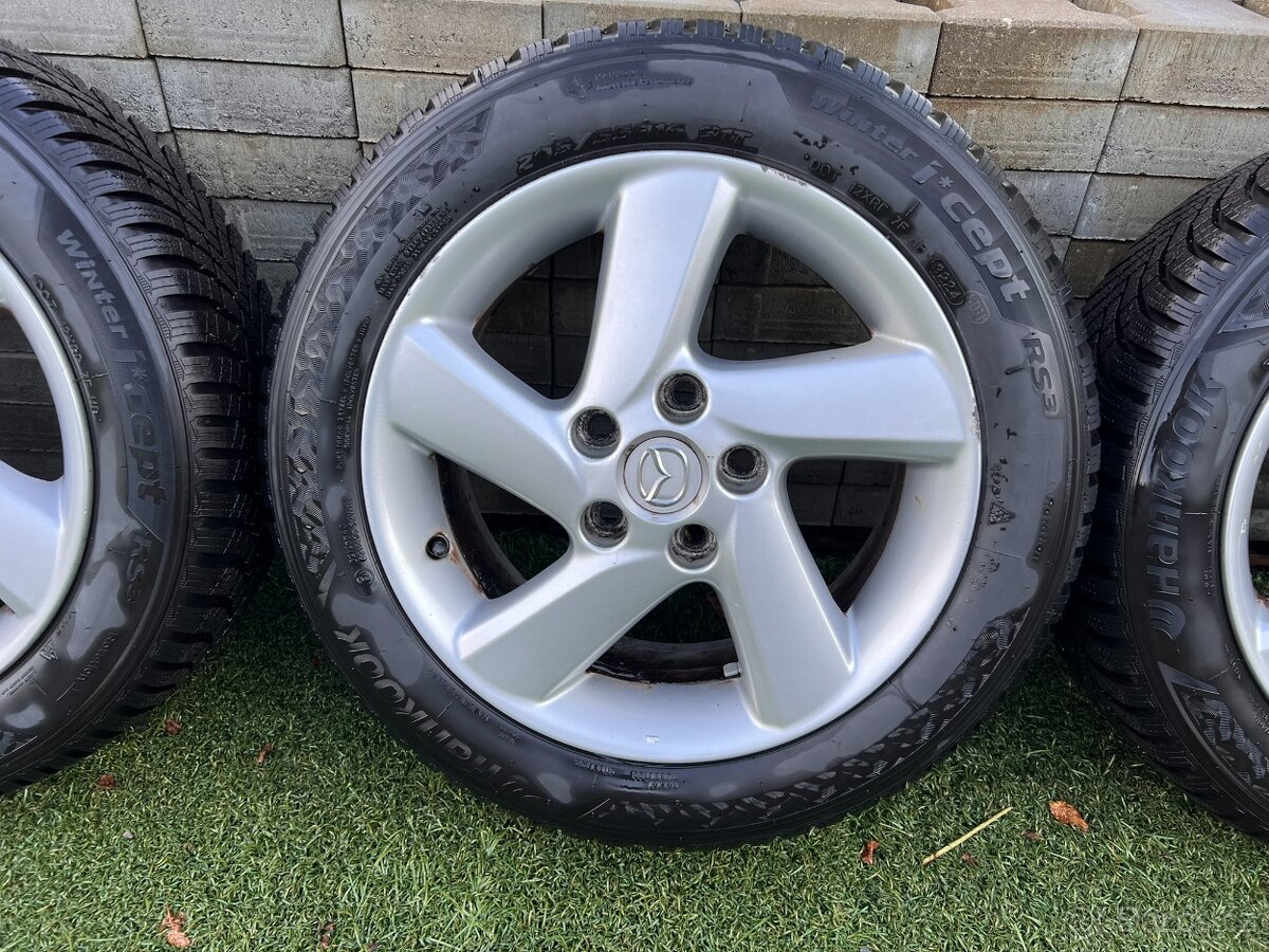 Alu kola + zánovní zimní pneu Hankook 205/55 R16 - 3