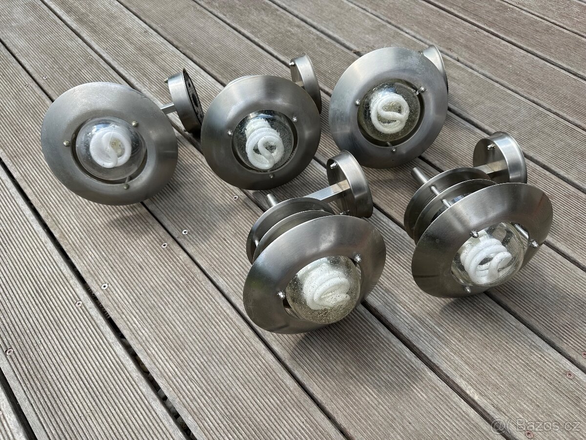 5x venkovní svítidla nerez Starlux - 3