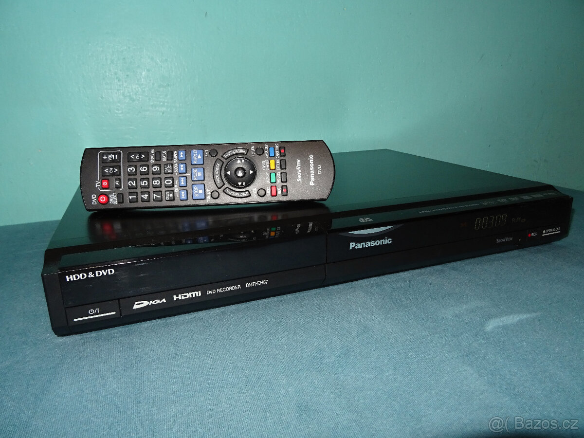 DVD rekordér Panasonic DMR-EH67-250 GB HDD- HDMI- DV IN- - 3