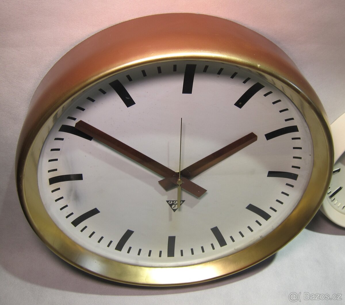 Pragotron - industriální nástěnné hodiny cca 1960 - 3