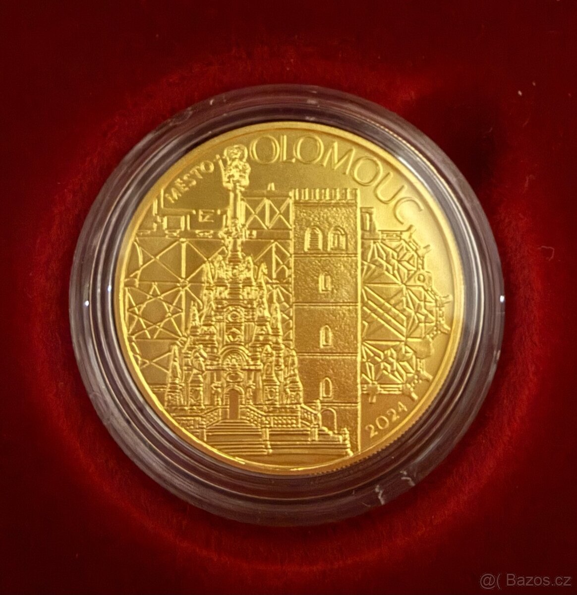 🥇 Zlatá mince ČNB 5000 Kč Město Olomouc B.K. - 3