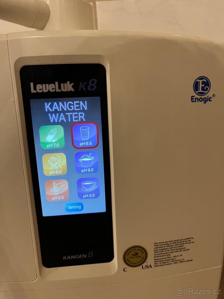 Ionizátor vody Enagic Leveluk K8 - 3