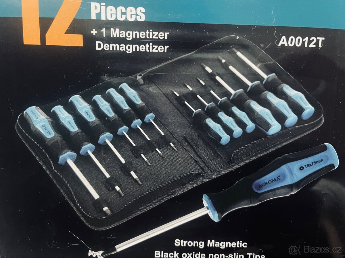 12 dílná sada Torx šroubováku s magnetem - 3