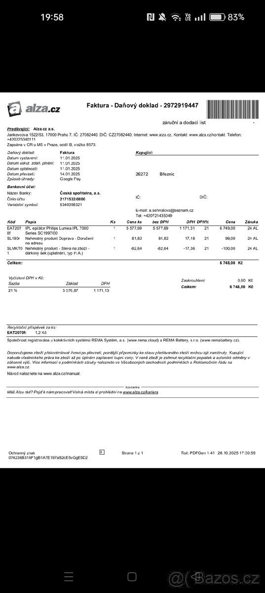 IPL epilátor Philips lumea 7000 - 3