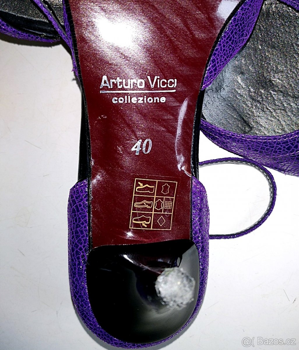 Celokožené luxusní lodičky Arturo Vicci - SLEVA - 3