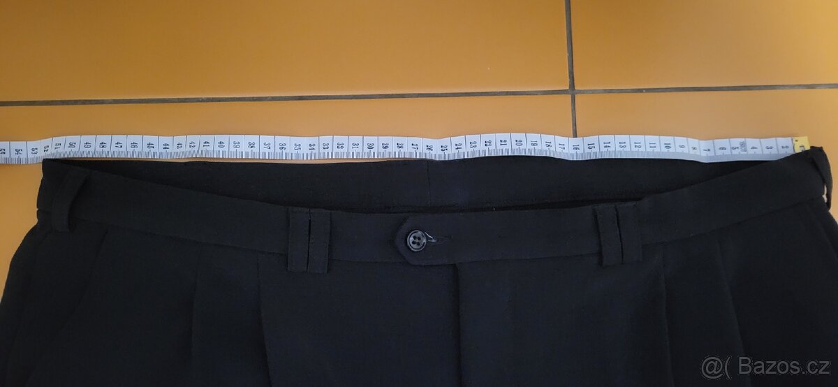 Oblek pánský s vestou vel 58 - 3