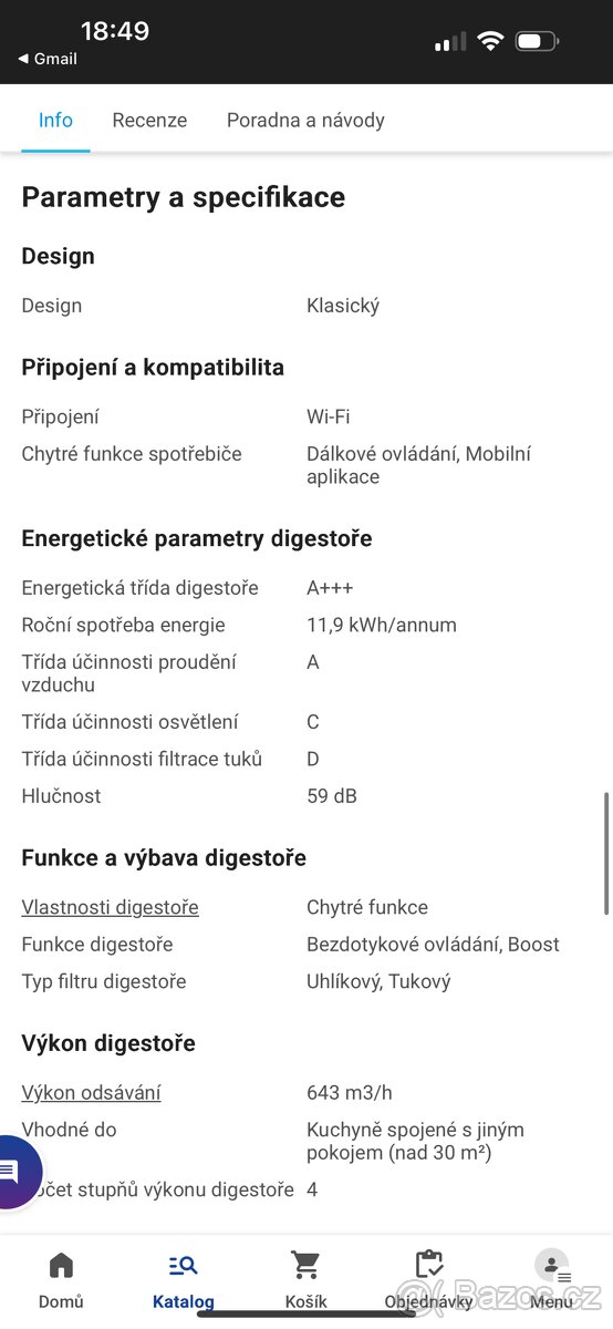 Nová digestoř Ciarra - 3