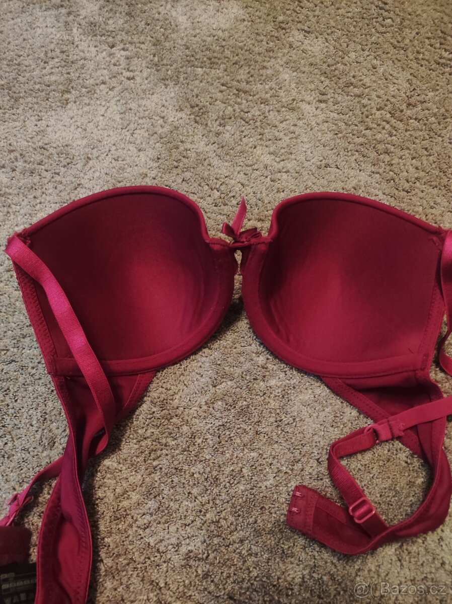 Vínová podprsenka F&F, 75A - 3