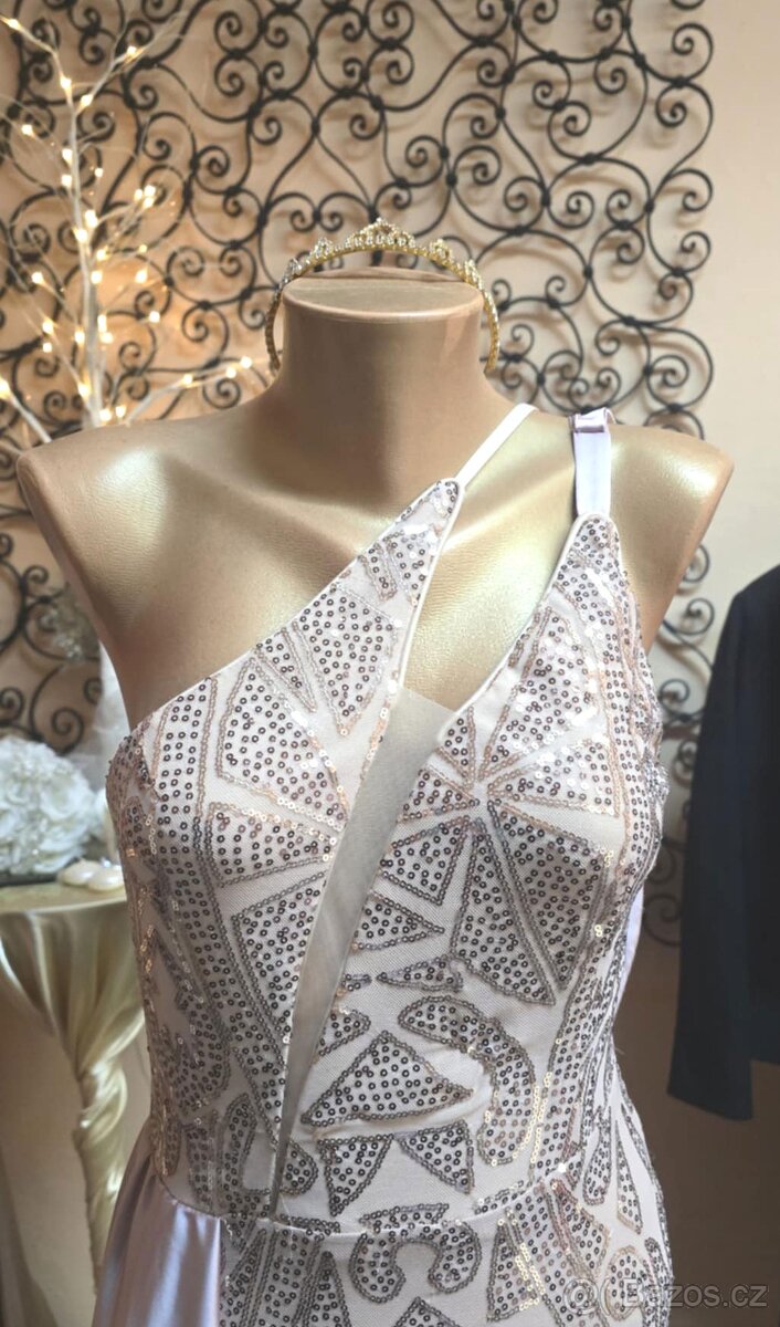 TŘPYTIVÉ PLESOVÉ ŠATY vel.34/36 - 3