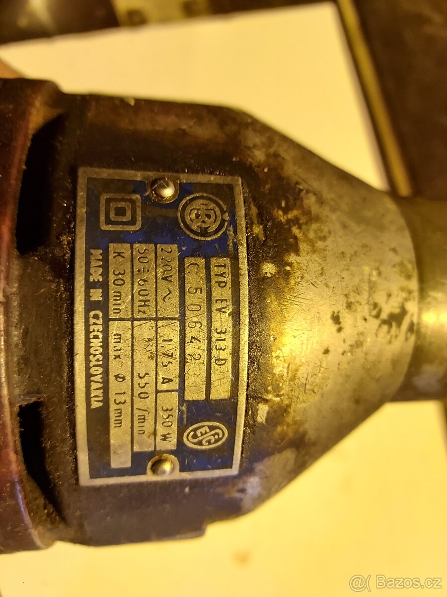 Ruční elektrická vrtačka, typ EV 313D - 3