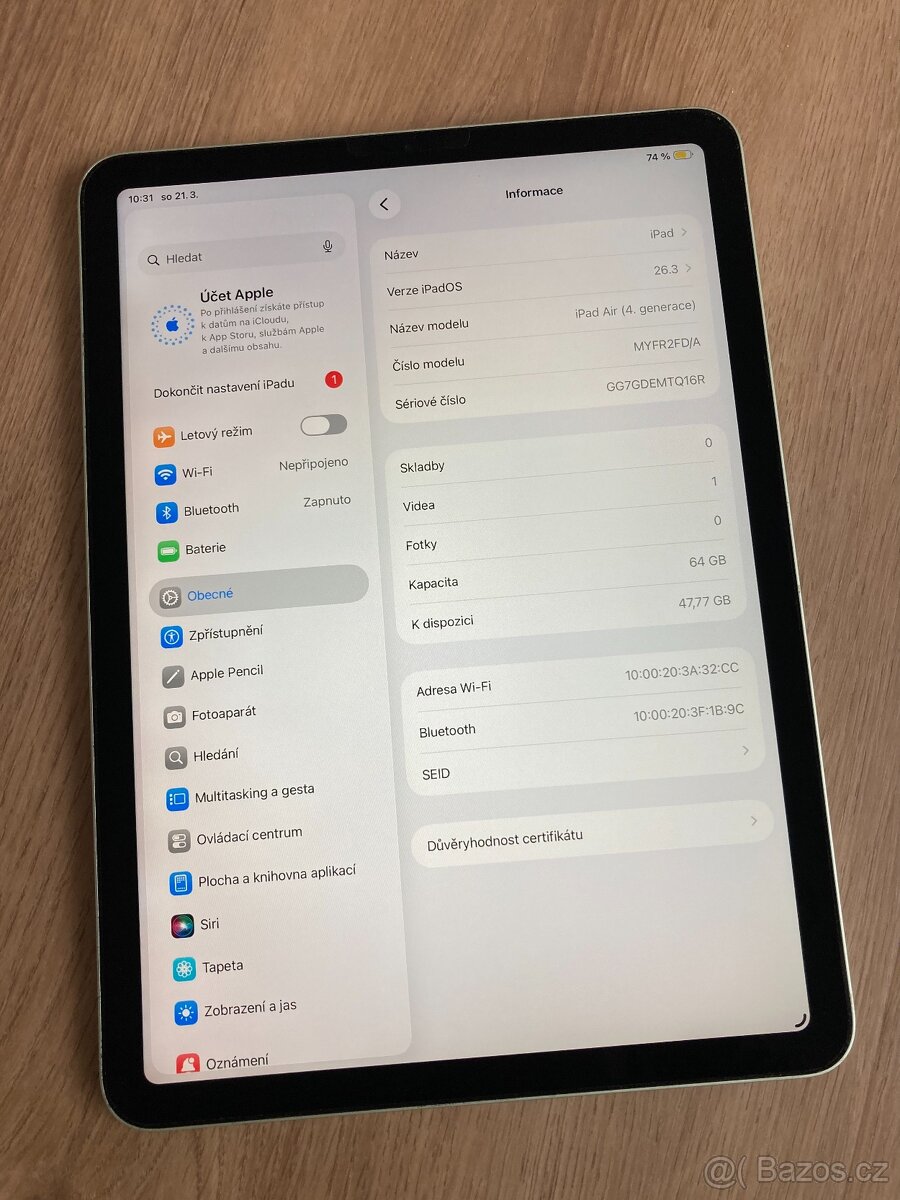 iPad Air 10.9" 4.generace 64B WiFi Green - 3