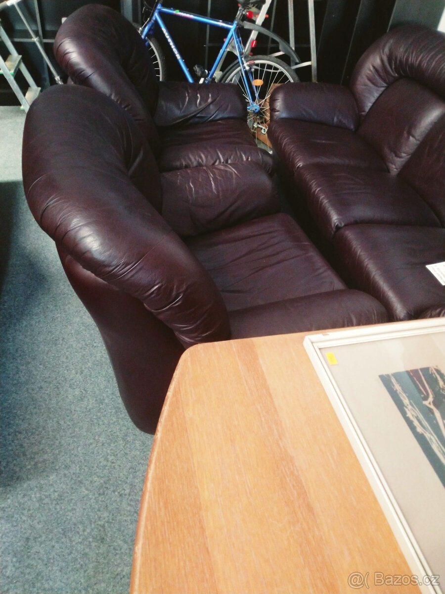 Kožená sedací souprava - 3