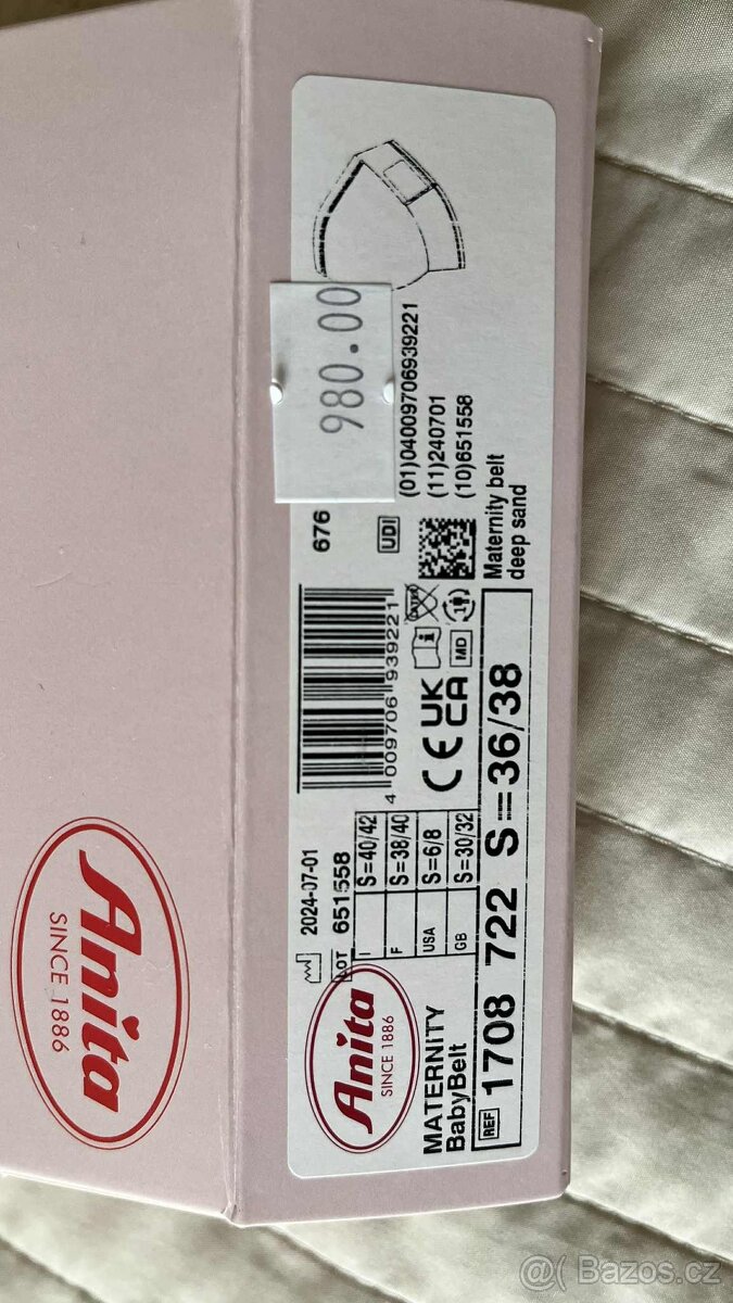 Anita nastavitelný těhotenský podpůrný pás BabyBelt - tělový - 3