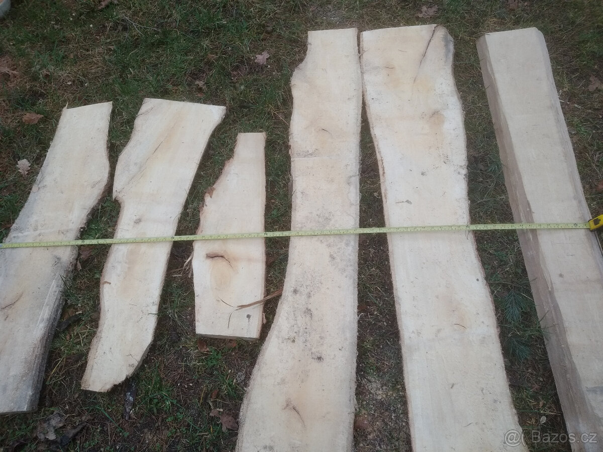 Lipové fošny 4cm silné, různé patvary třeba na vývěsní štít - 3