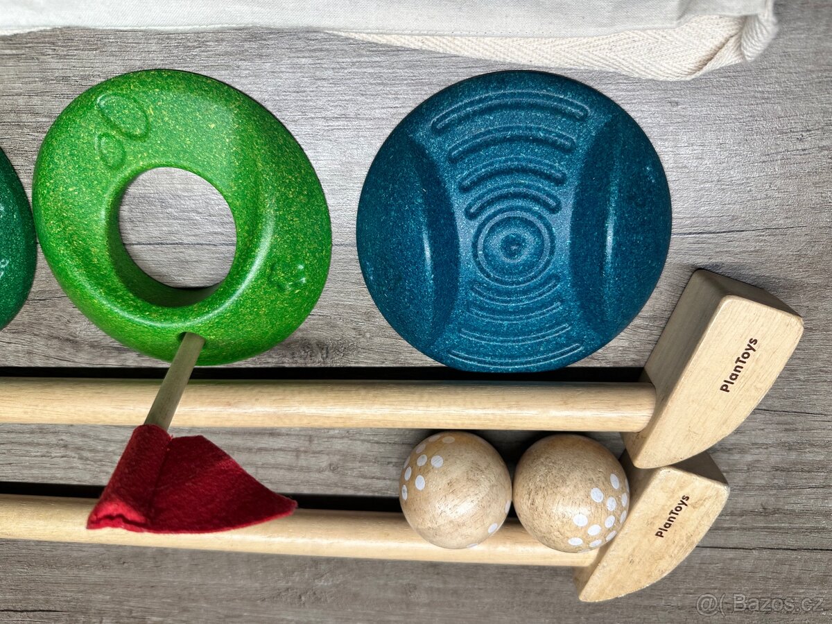 Dřevěný minigolf PlanToys - 3