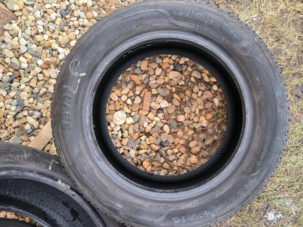 4 zimní pneumatiky 205/55/16 SAVA - 3