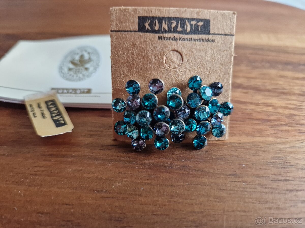 Konplott - nové ručně vyráběné náušnice model Magic Fireball - 3