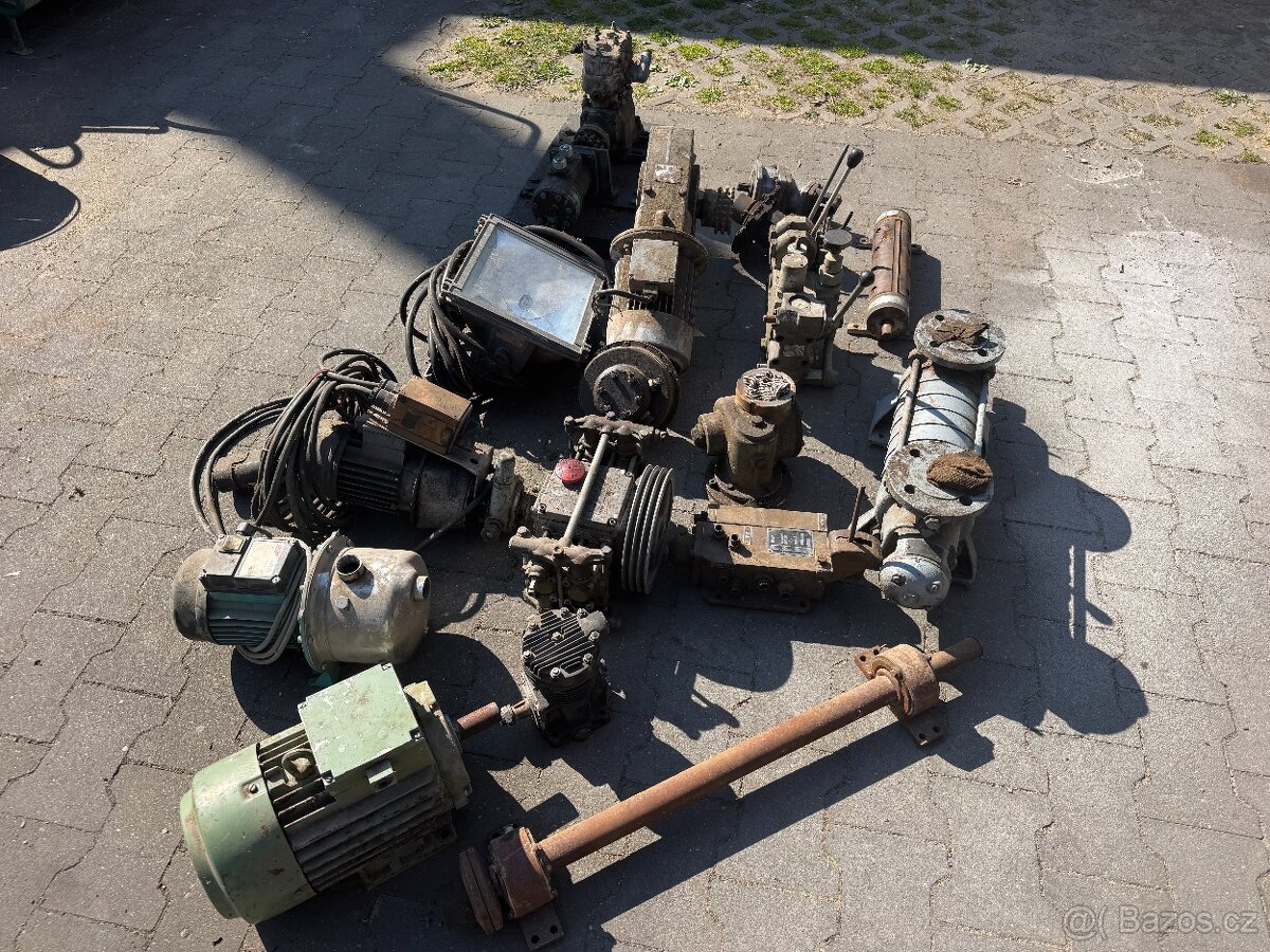 Čerpadlo Sigma, hydraulické rozvaděče, elektromotory - 3