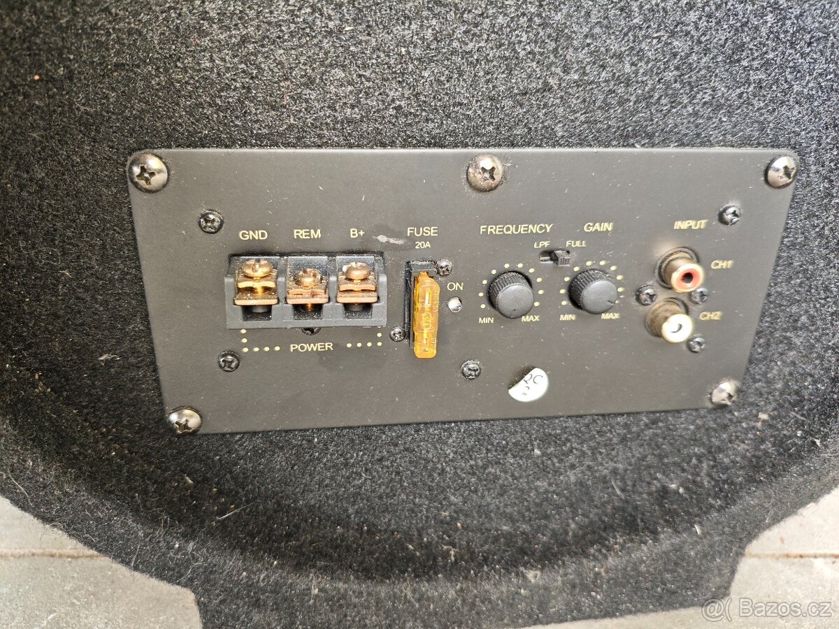 Aktivní subwoofer do auta (tuba) - 3