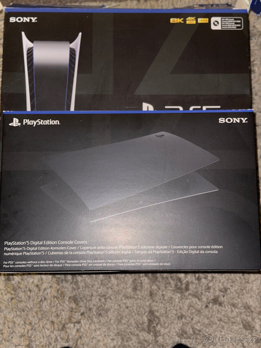 Sony Playstation 5 originální kryt černý - 3
