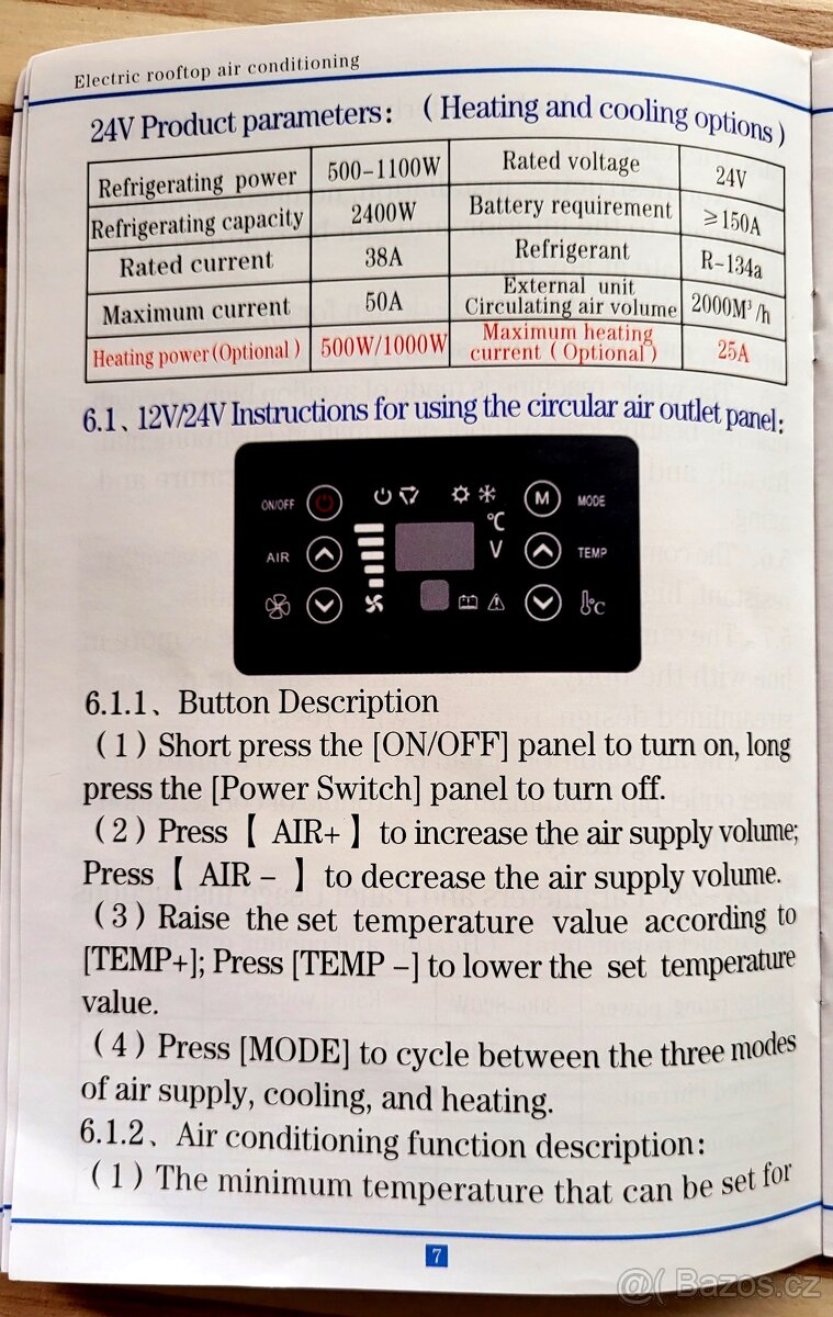 Nová parkovacia Klimatizácia do karavanu - 3