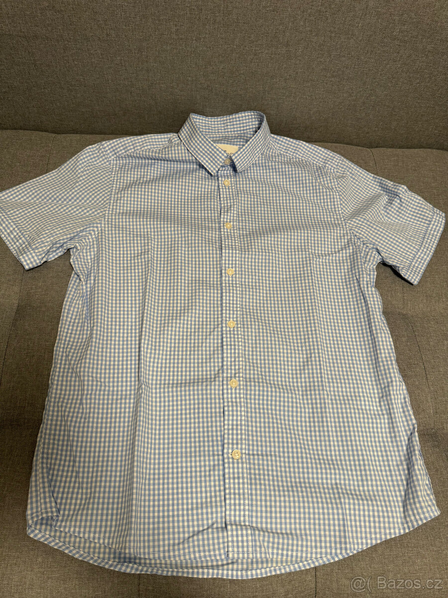 Pánská košile Tom Tailor, krátky rukáv - 3