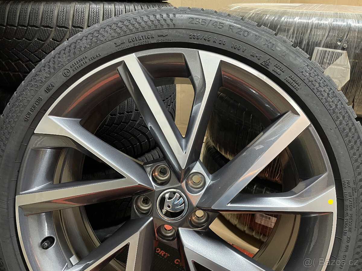 NOVÁ ALU R20 ŠKODA KODIAQ TYP VEGA 235/45 R20 100V DOT1924 - 3