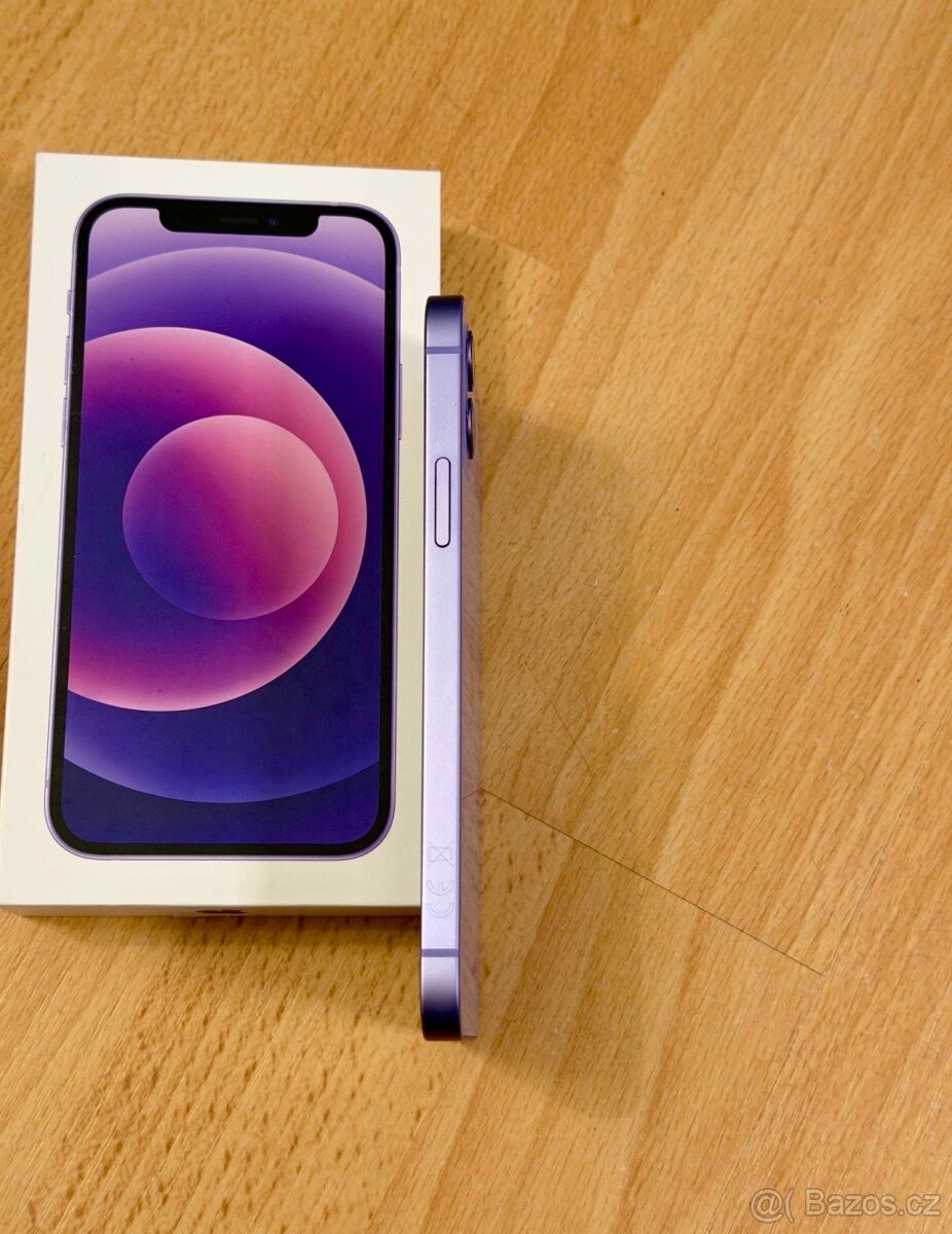 iPhone 12 Purple BATERIE 100% TOP - 3