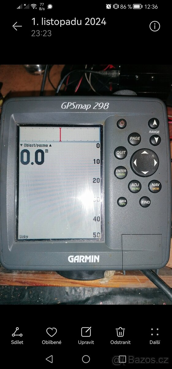 Garmin 298- Lodní navigace - echolot - 3