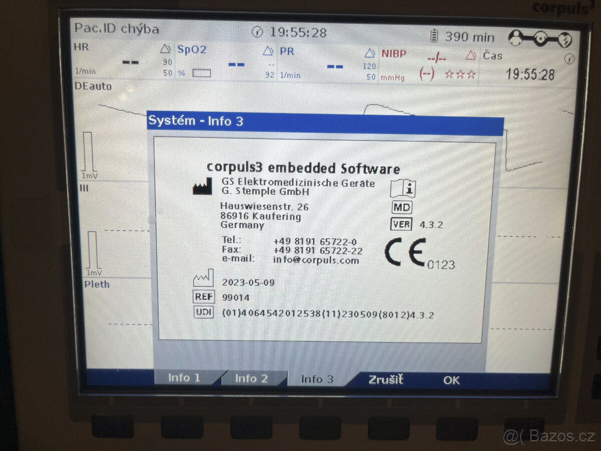 AED, Profesionálny defibrilátor CORPULS C3 - 3