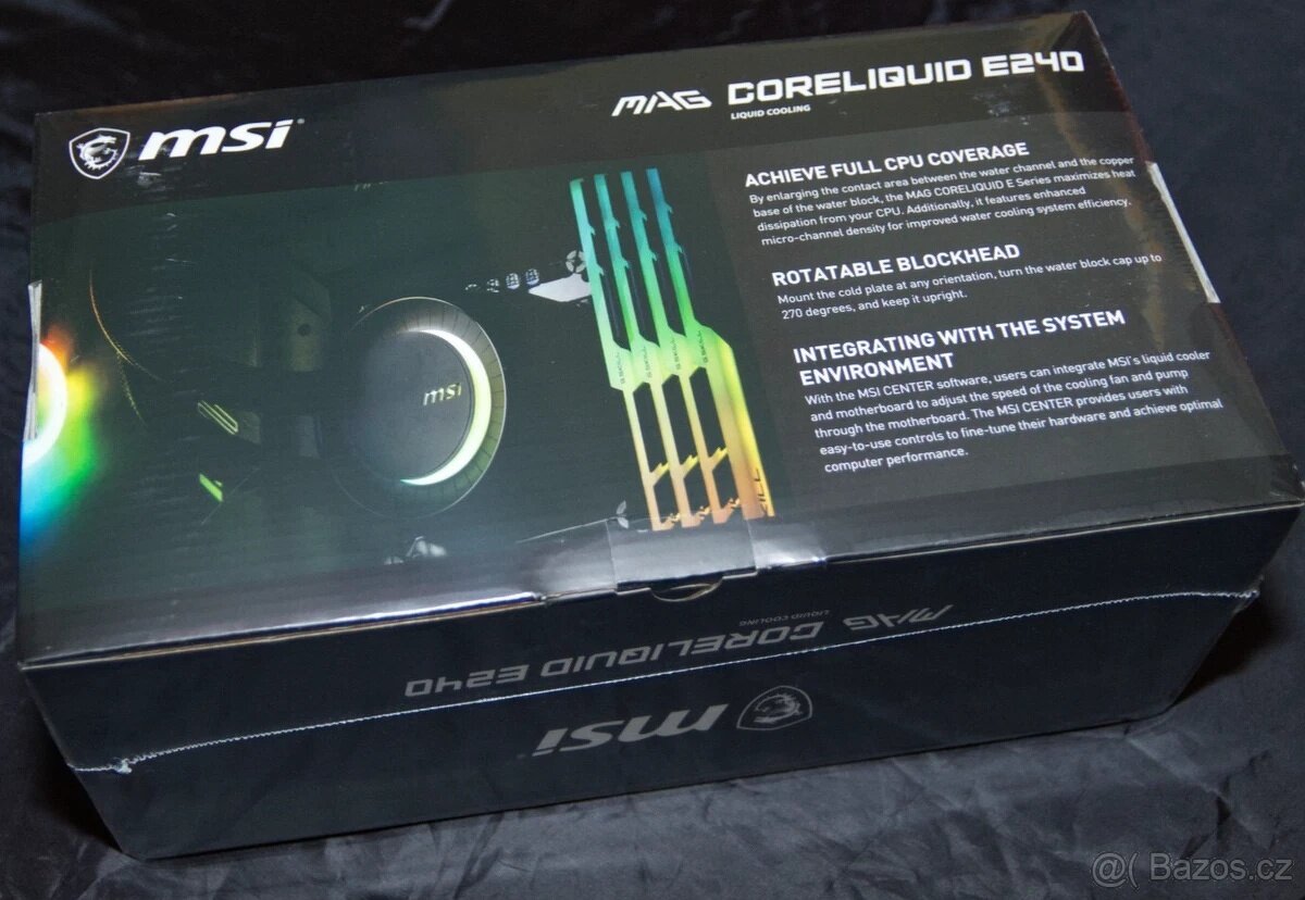Nové chlazení MSI MAG CORELIQUID E240 - 3