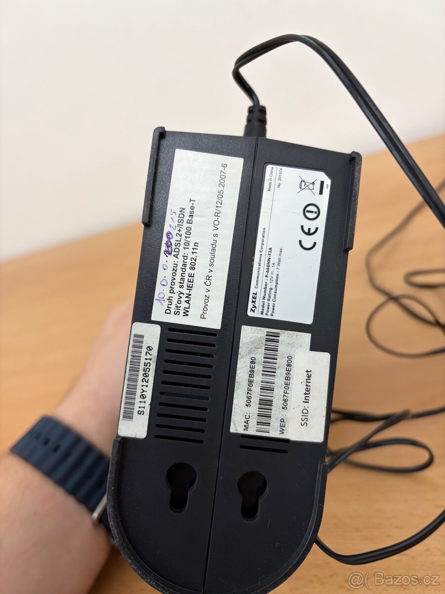 Modem/router Zyxel P-660HN-T3A. - 3