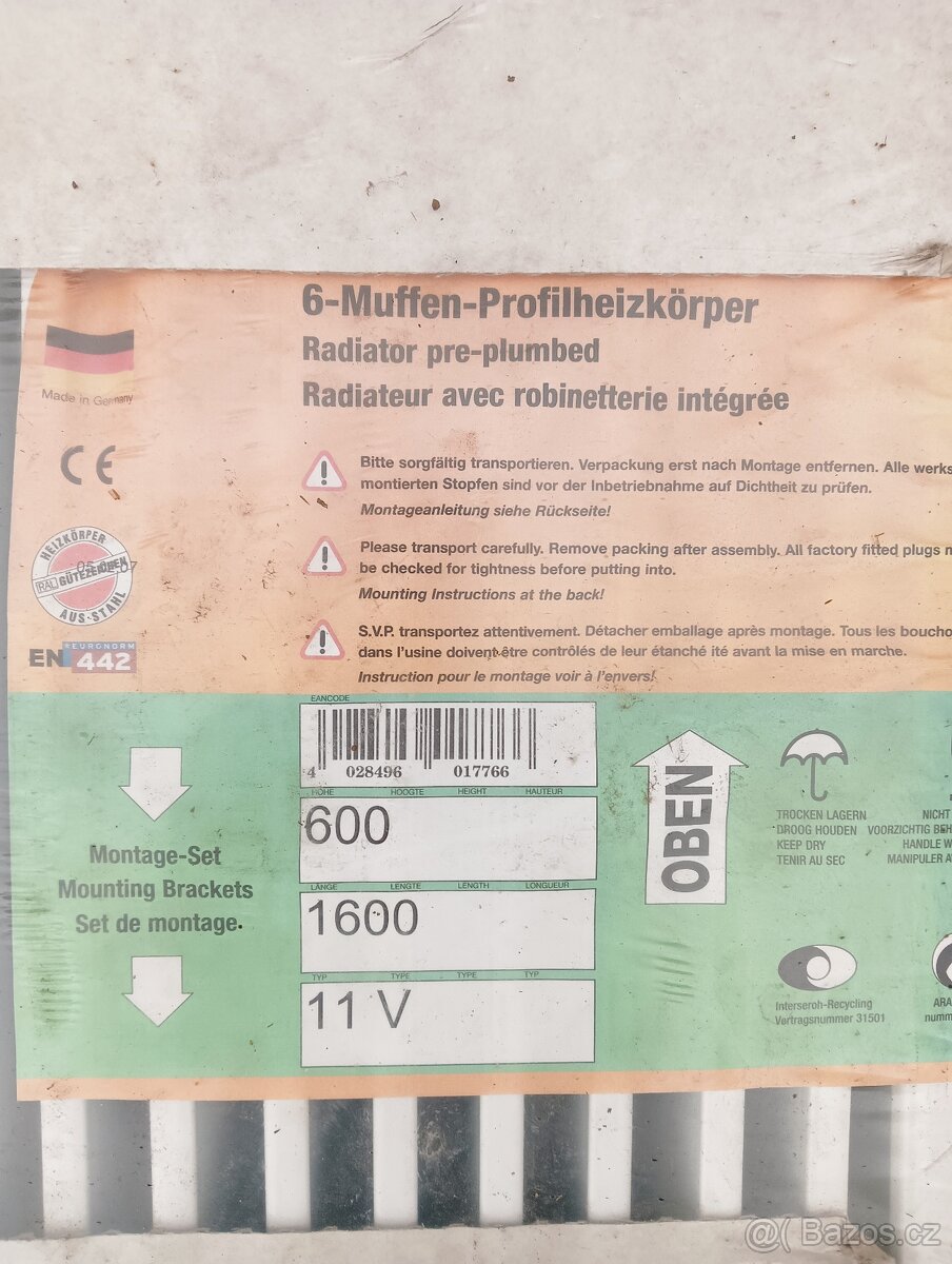 A K C E Nové německé radiátory 60x160 typ11 - 3