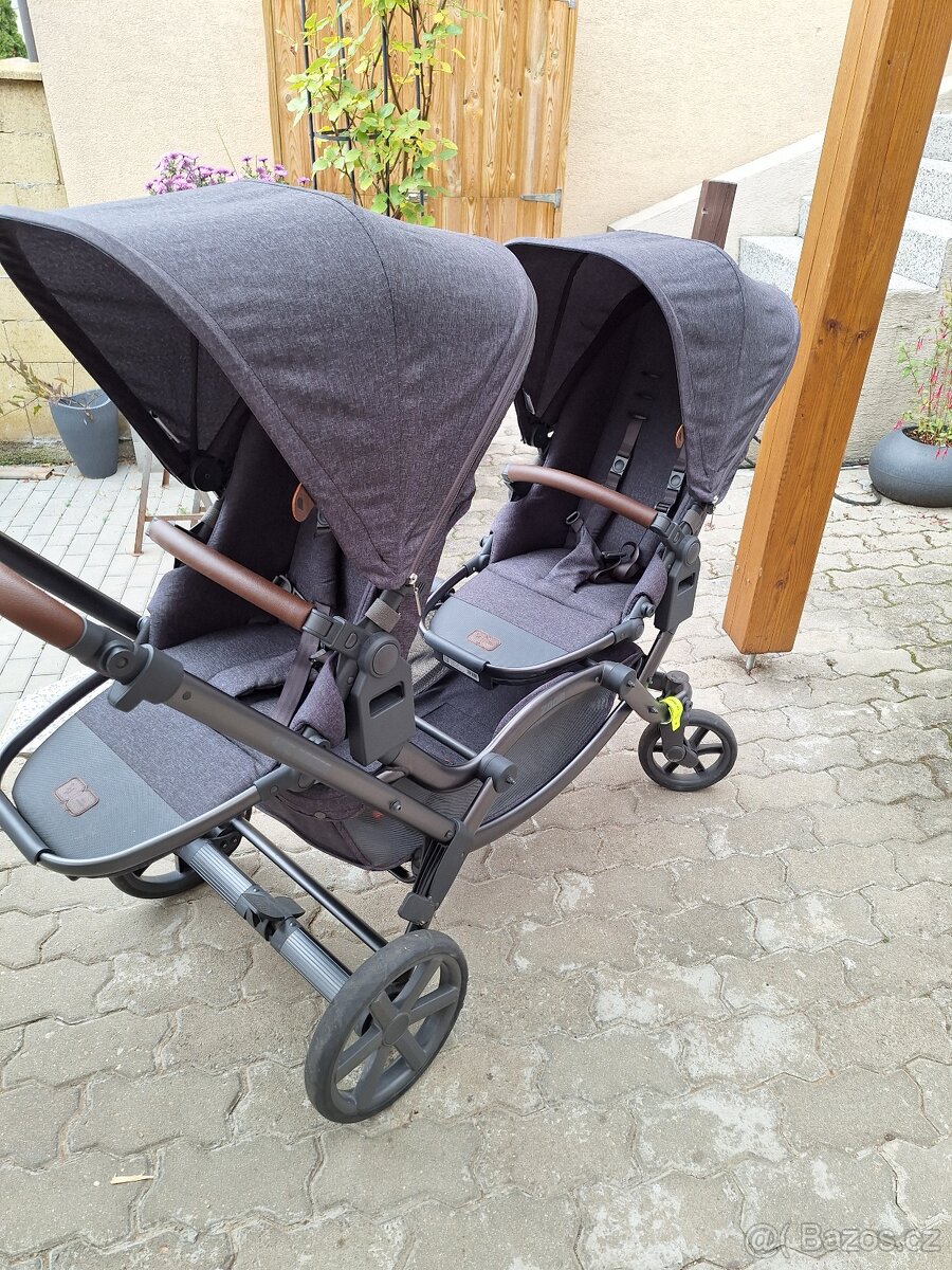 Kočárek pro dvojčata ABC - 3