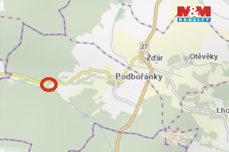 Prodej lesa, 1547 m², Jesenice - 3