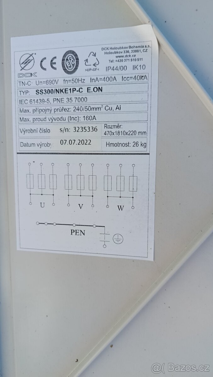 Pojistková skříň s pilířkem nová - 3