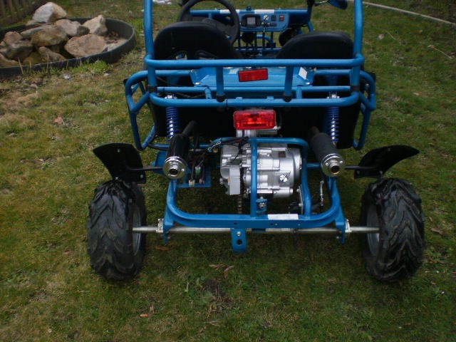 buggy 125 modrá - 3