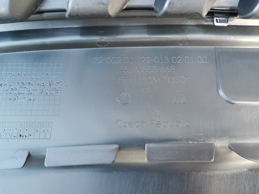 Přední maska Fabia 3,maska Fabie 3 nová originál,předfacelif - 3