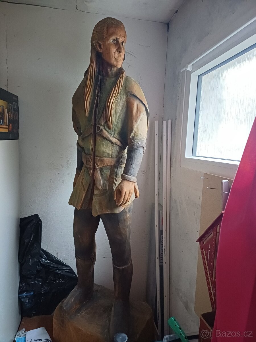 Dřevěná socha, dřevořezba - 3